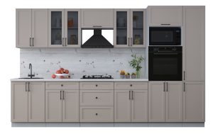 ГОТОВАЯ КУХНЯ ТРЕНД SOFT-TOUCH 3,4В (ЛУНА/ ЛУНА)