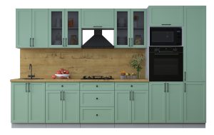 ГОТОВАЯ КУХНЯ ТРЕНД SOFT-TOUCH 3,4В (МЯТА/ МЯТА)