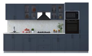 ГОТОВАЯ КУХНЯ ТРЕНД SOFT-TOUCH 3,6В (ИНДИГО/ ИНДИГО)
