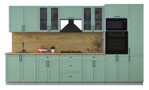 ГОТОВАЯ КУХНЯ ТРЕНД SOFT-TOUCH 3,6В (МЯТА/ МЯТА)