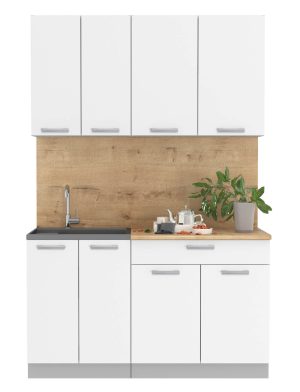 ГОТОВАЯ КУХНЯ ЛАЙТ 1,4-60 (БЕЛЫЙ/ БЕЛЫЙ)