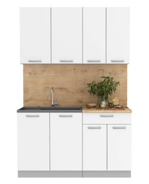 ГОТОВАЯ КУХНЯ ЛАЙТ 1,4 (БЕЛЫЙ/ БЕЛЫЙ)